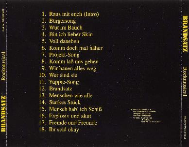 Brandsatz Back-Cover