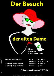 Der Besuch der alten Dame-Plakat