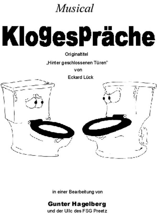 Plakat 'Klogespräche'